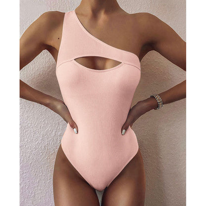 Úrsula® | New Bikini Color One-shoulder One-piece Swimsuit
