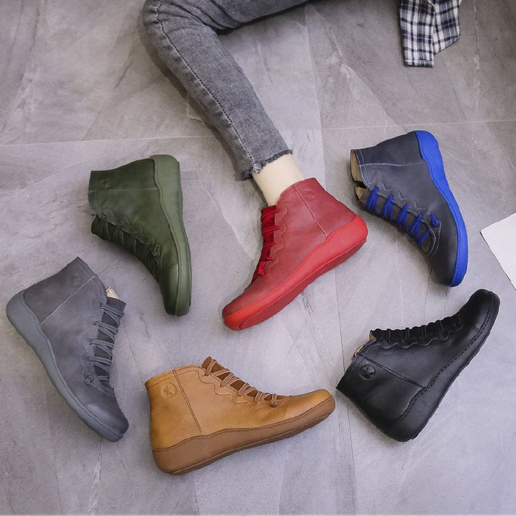 Vintage Inspired Orthopedic Boots