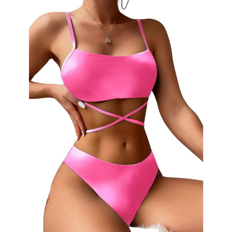 Bonaria® | 3-piece Bikini Swimsuit With Laces and Beach Skirt