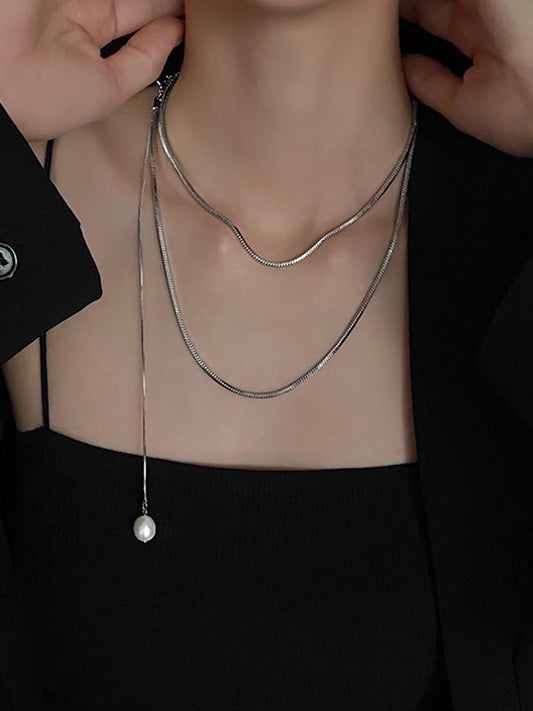 Normcore Pearl Necklaces Accessories