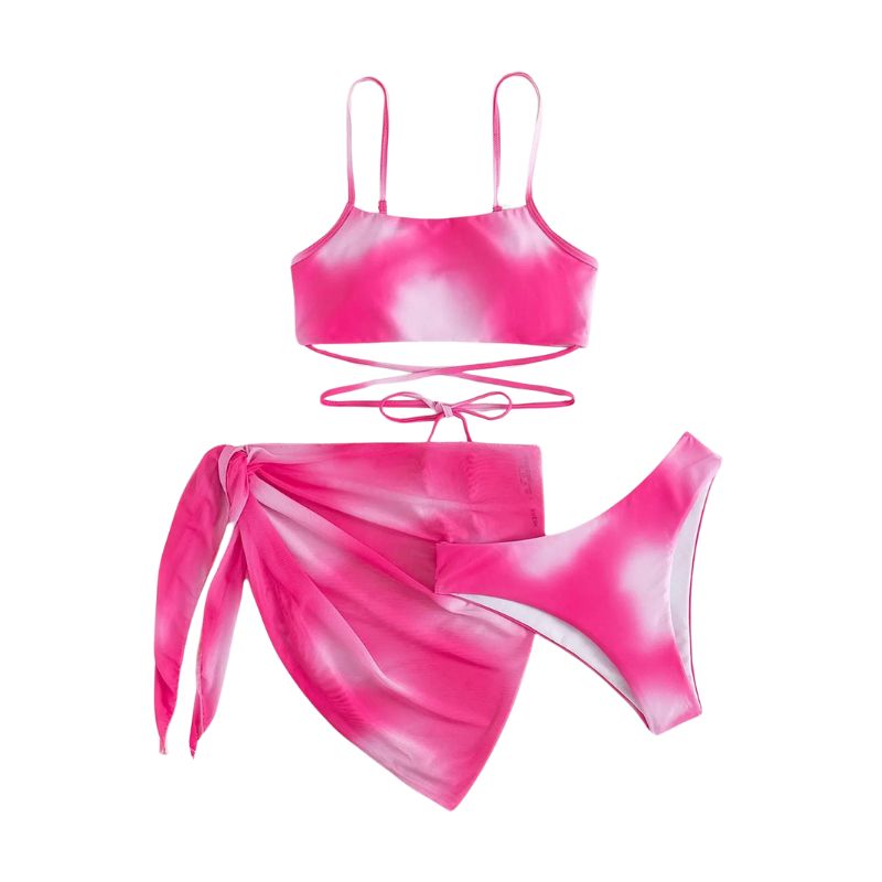 Bonaria® | 3-piece Bikini Swimsuit With Laces and Beach Skirt