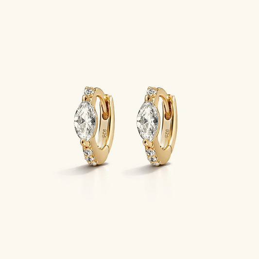 Mariah Mini Diamond Hoops
