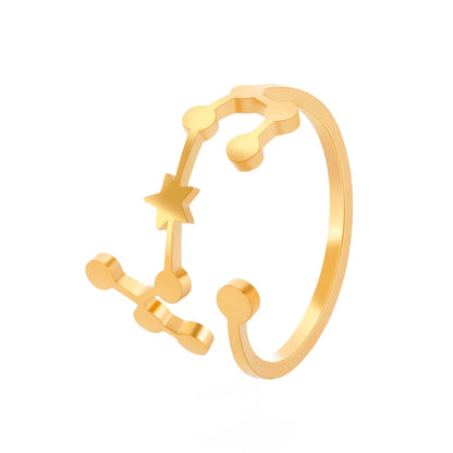 Zodiac Star Sign Rings