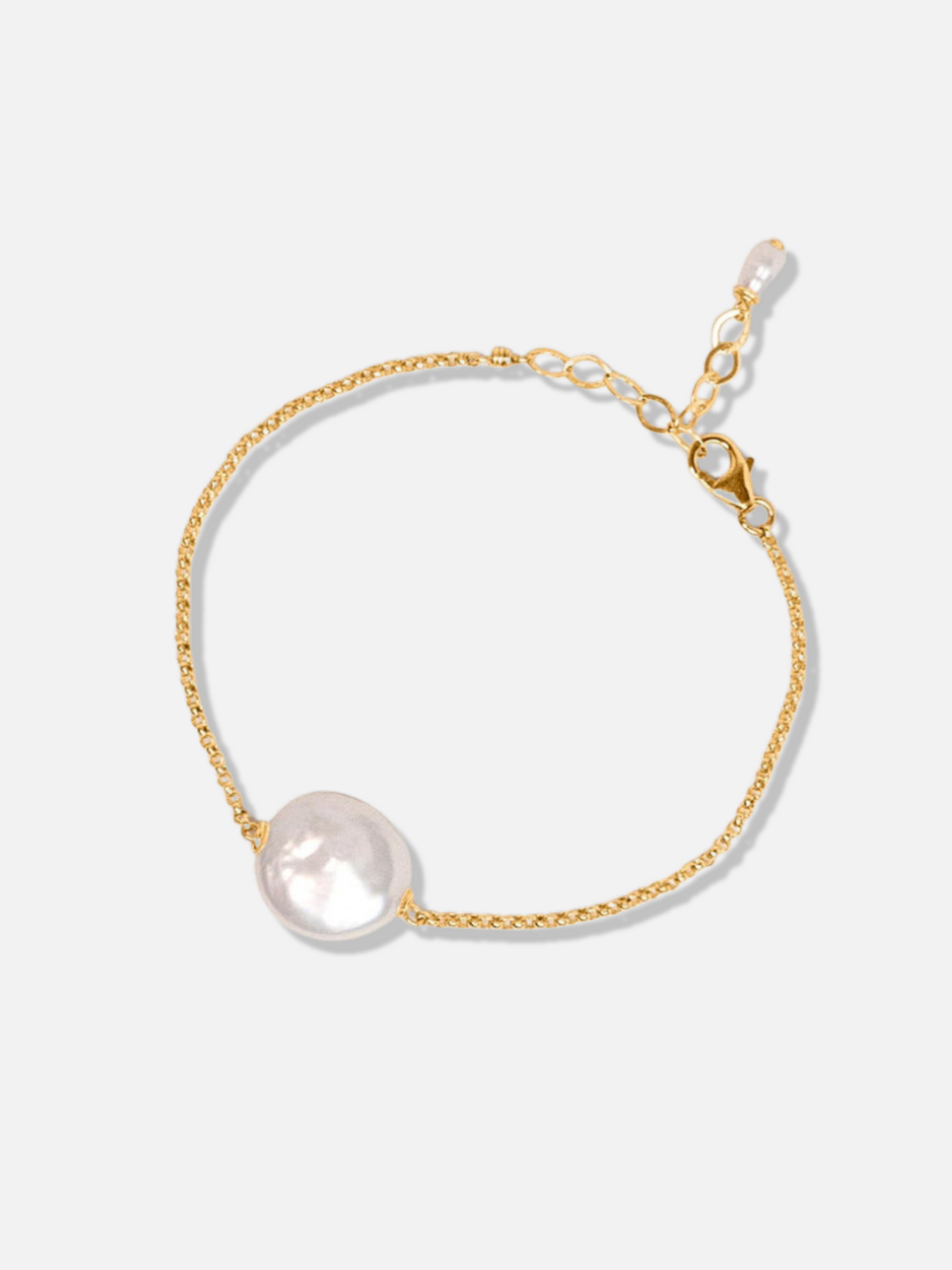 Tasha Baroque Pearl Chain Bracelet