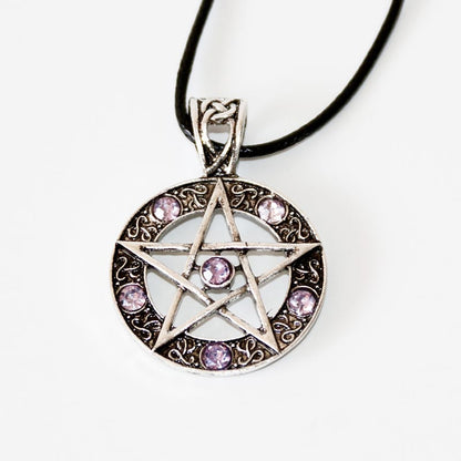 Divine Pentagram Crystal Necklace