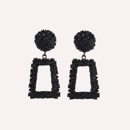 Street Geometric Patchwork Earrings