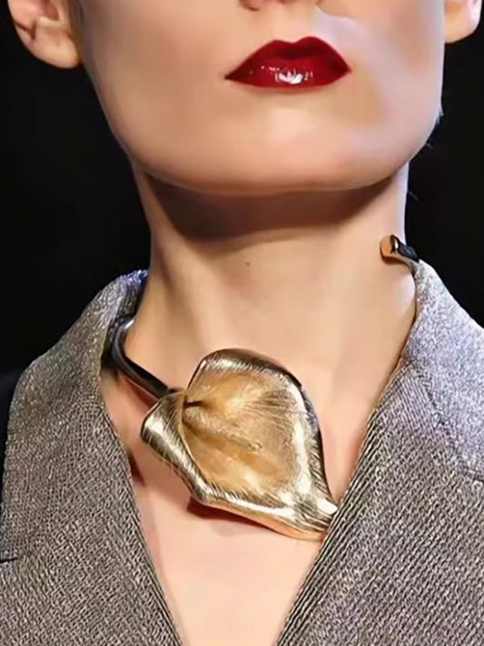 Leaves Shape Color Necklaces Accessories
