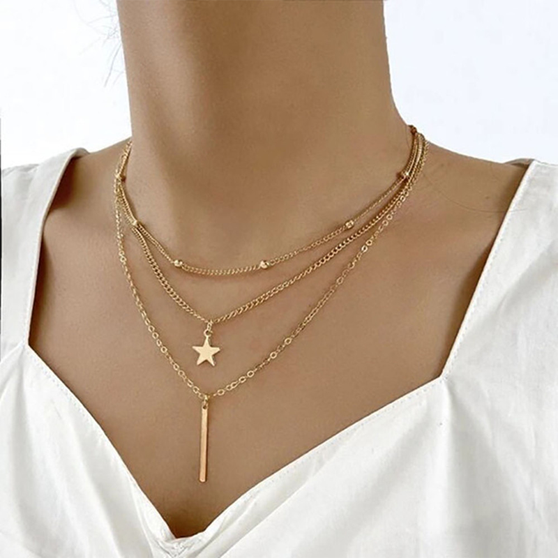 Simplicity Patchwork Necklaces Gj0063