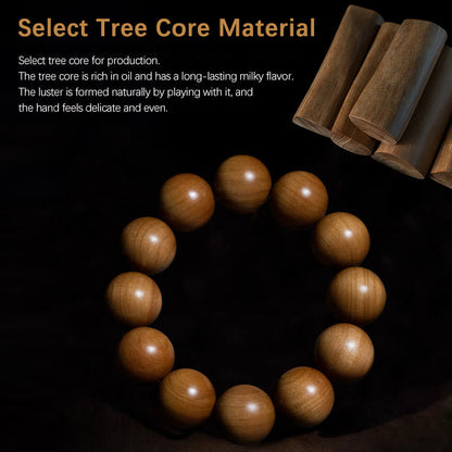 8mm Mysore Sandalwood Wood Mala Bracelet for Meditation