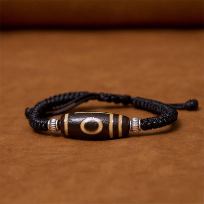 Spiritual Bracelet | Tibetan Nine-eye and Three-eyed Dzi Beads