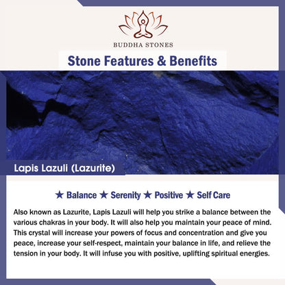 Buddha Stones Natural Stone Amazonite Amethyst Lazurite Lapis Lazuli Rose Quartz Heart Positive Balance Bracelet