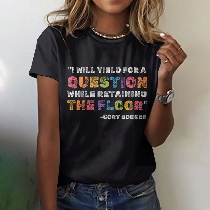 Women's Fdt  Hold The Floor Printed Short-sleeved T-shirt elevenforest