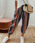 LM | Rolled-up string pants