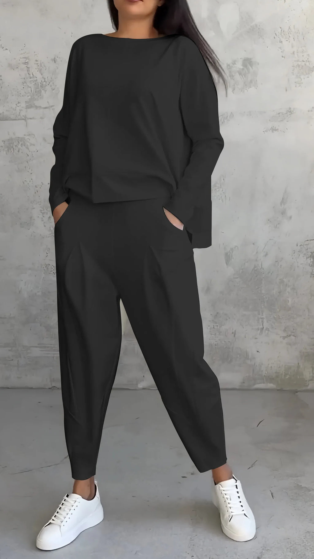 LM | Two-piece set in a casual relaxed fit style