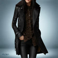 LM | long leather jacket