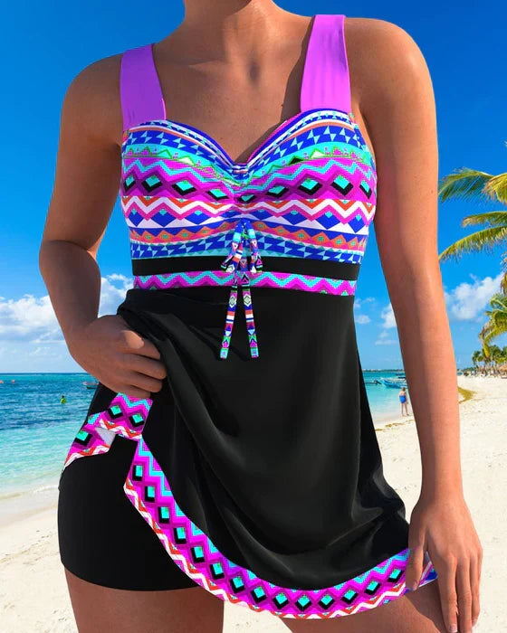 LM | Stylish and chic colorful swimsuit