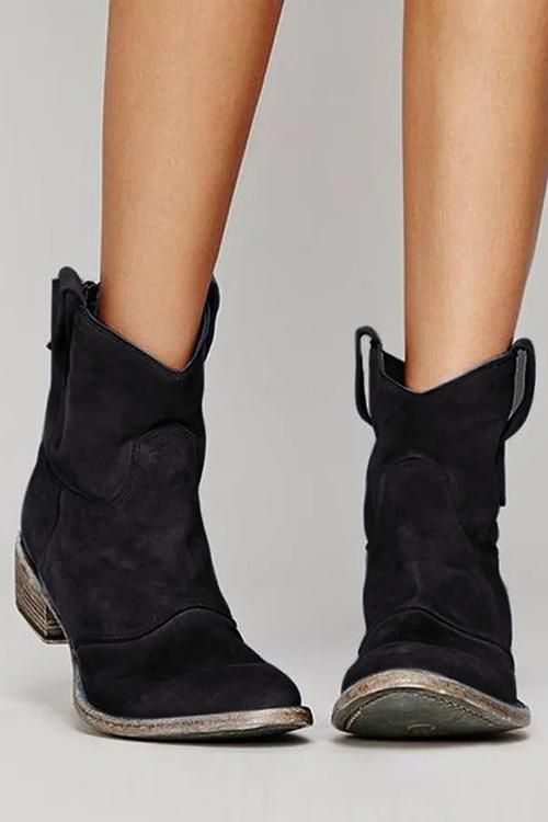 LM | Supported suede ankle boots