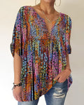 LM | Blouse with V-neck