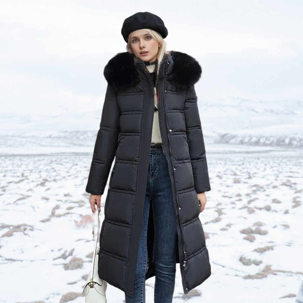 LM | Elegant fur coat for women