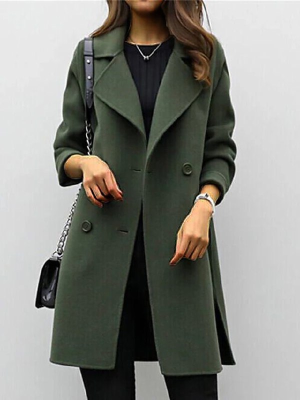 LM | Wool coat women fall winter