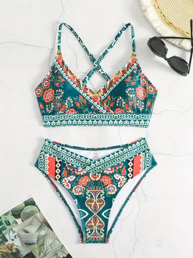 Letizia® | Bikini Set With Crisscross Straps