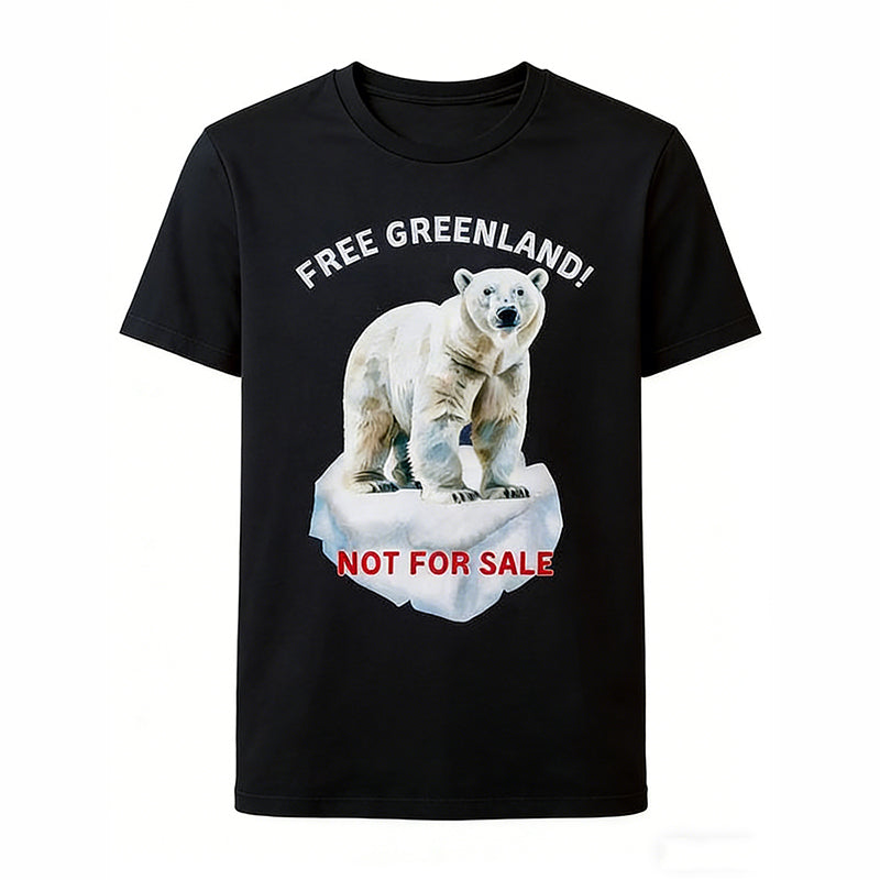 Men's Comfortable Casual T-shirts Are Not Sold In Greenland. elevenforest