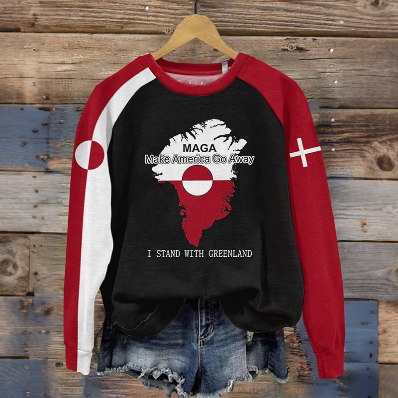 Greenland Women's Printed Sweatshirt elevenforest