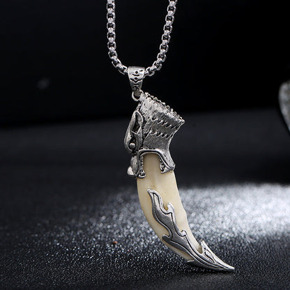 Titanium Steel Balance Necklace Pendant for Spiritual Protection