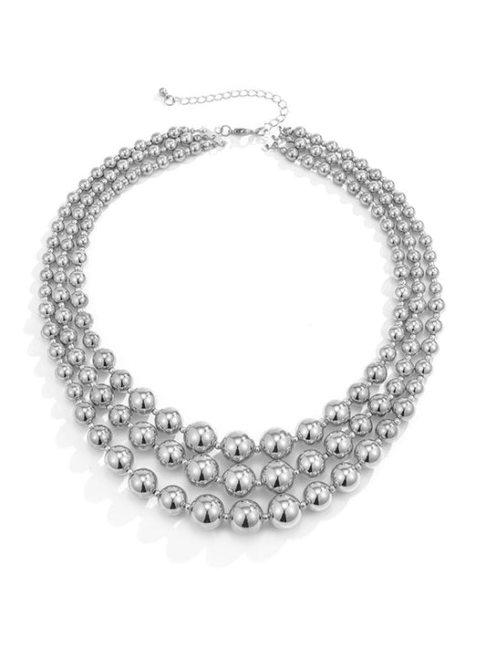 Original Cool Punk Multi-layers Geometric Necklace