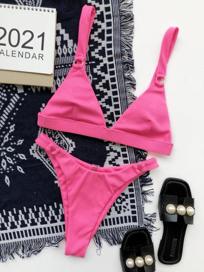 Zoe® | Delta Wing Triangle Bikini With Cups