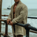 Men'S Vintage Jacquard Cozy Sweater Cardigan artswardrobe