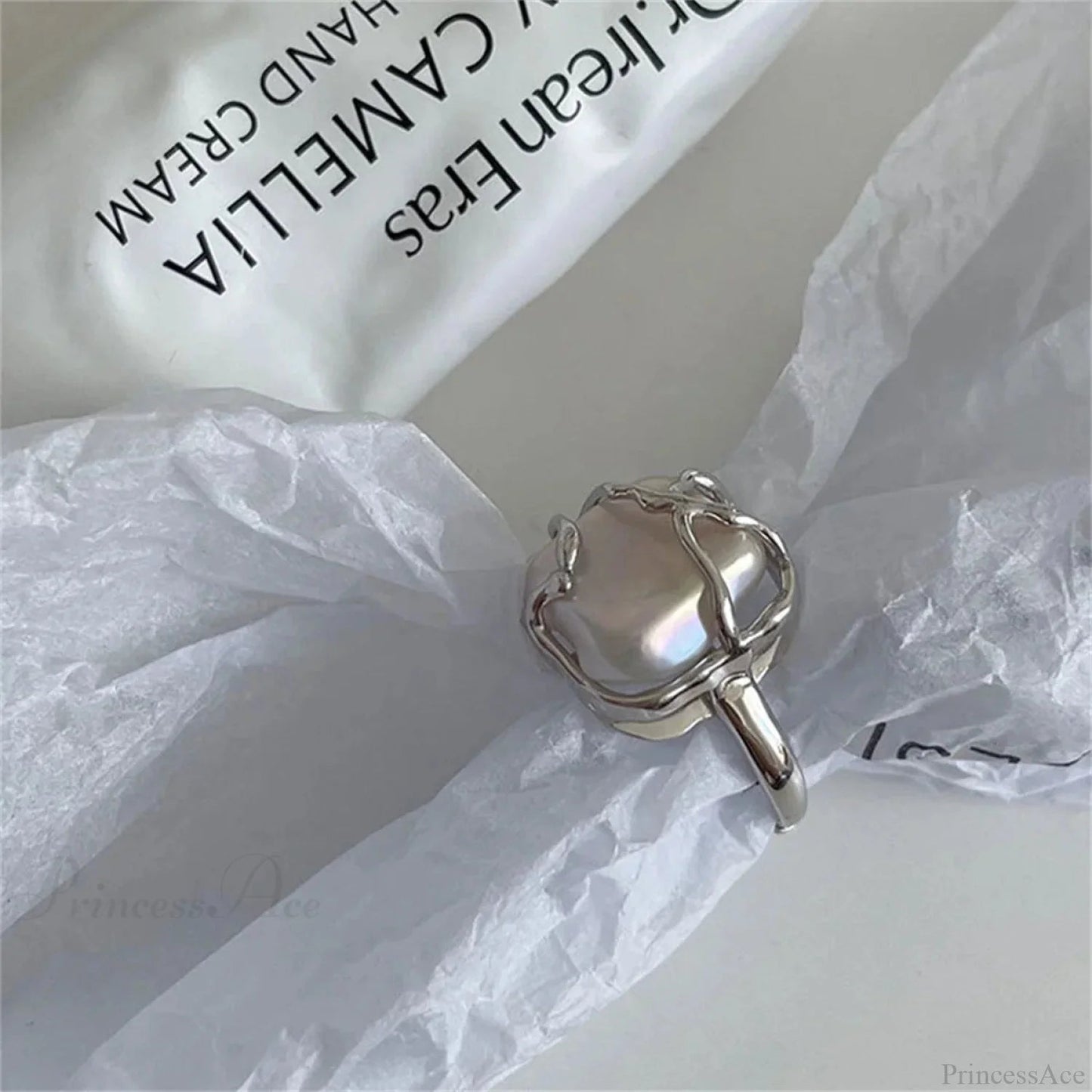 Stylish Silver Simple Gothic Ring