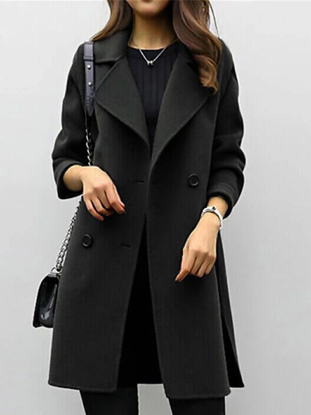 LM | Wool coat women fall winter