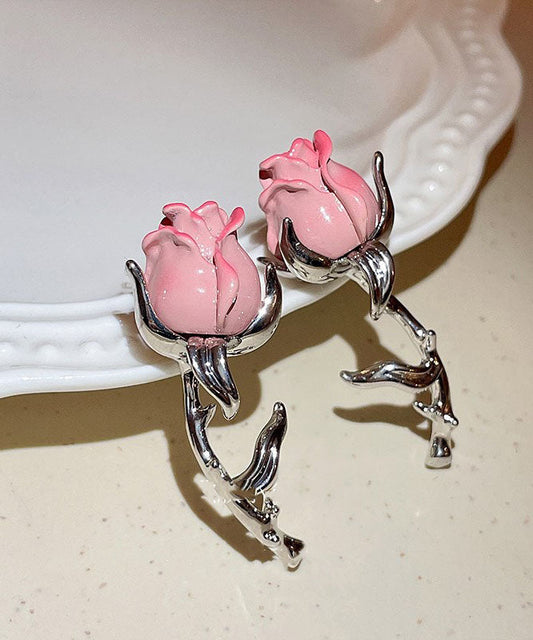 Boutique Pink Overgild Drop Earrings