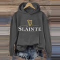 Comstylish Women'S St. Patrick's Day Slainte Irish Print Hoodie