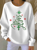 Comstylish Women's Casual Faith Christmas Sweatshirt