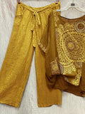 LM | Two-piece set with loose bohemian print