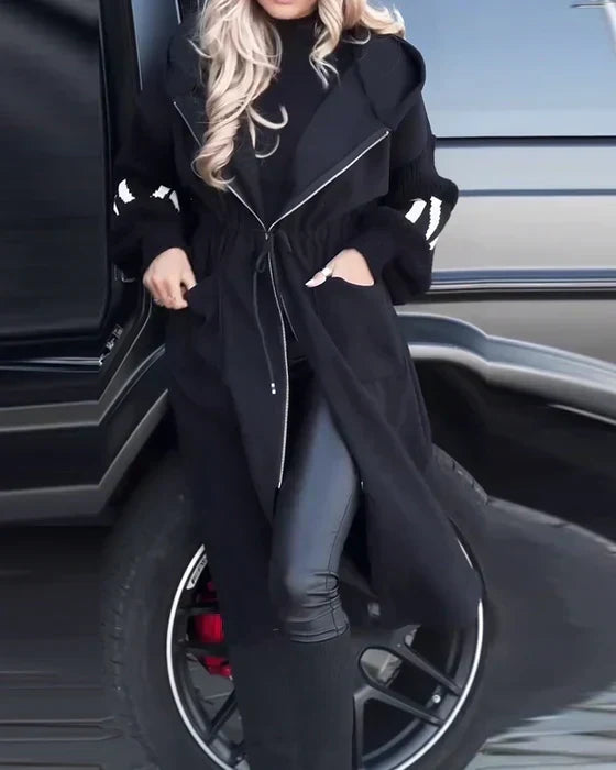 LM | long coat with loose pockets