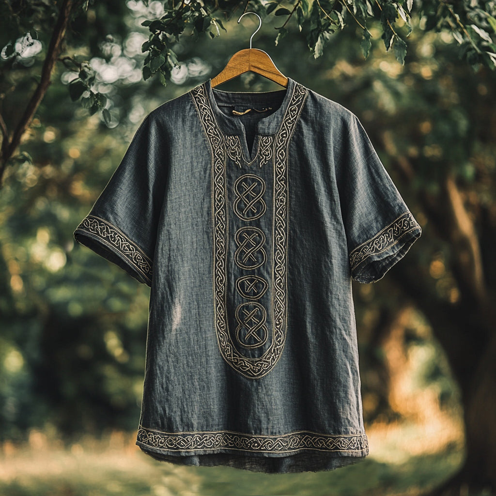 Men's Celtic Knot Weave Shirt artswardrobe