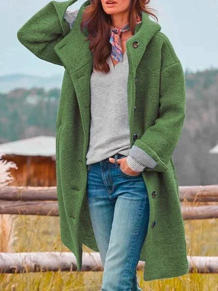 LM | Oversized wool coat for women