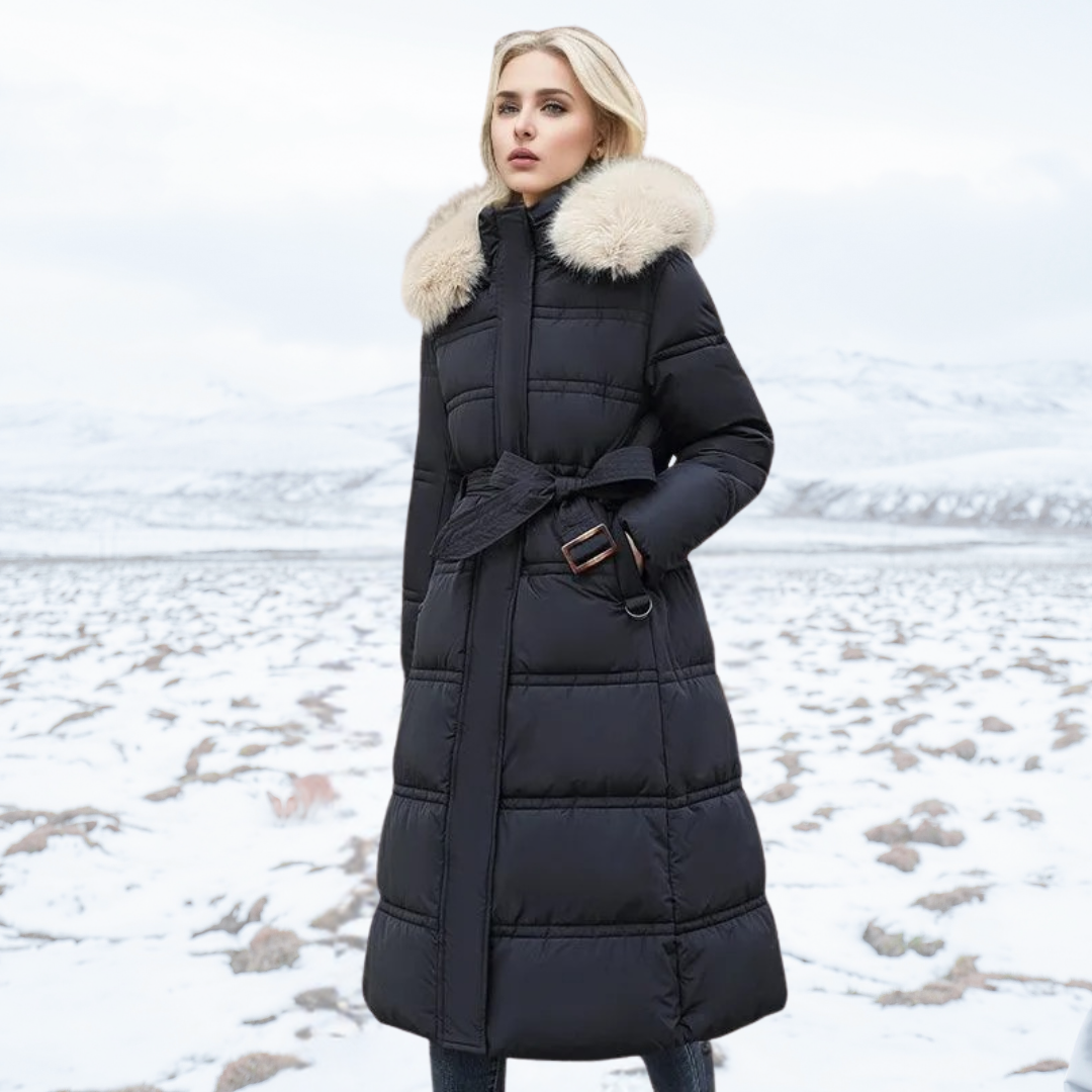 LM | Elegant fur coat for women
