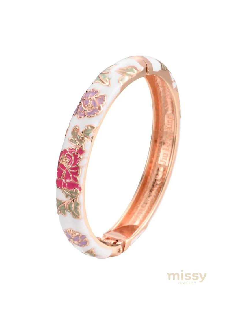 Sansa White Bangle