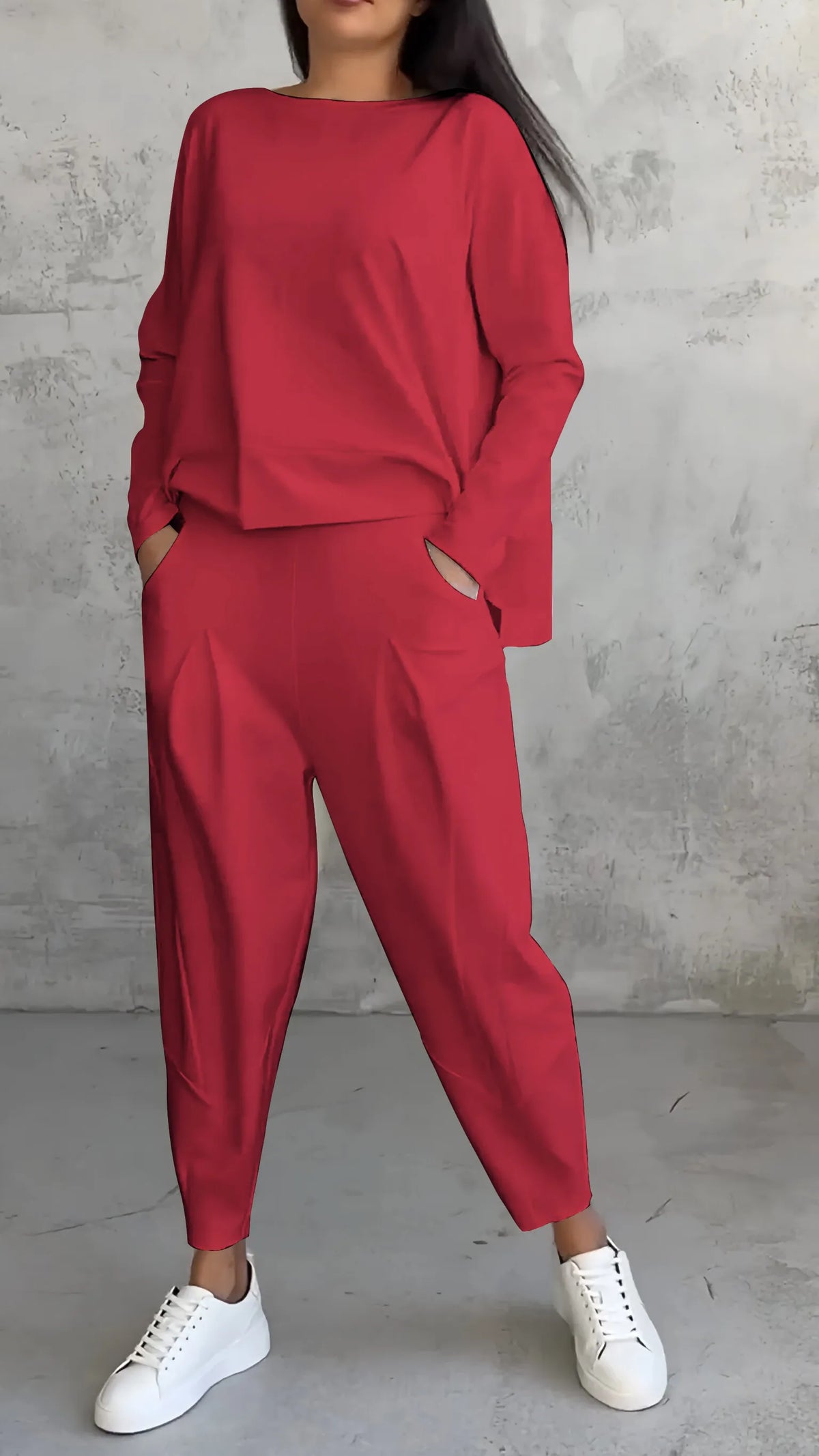 LM | Two-piece set in a casual relaxed fit style