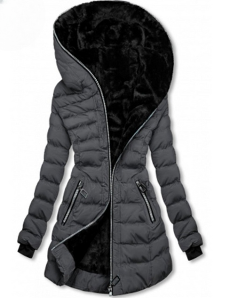 LM | Warm and fashionable hooded jacket