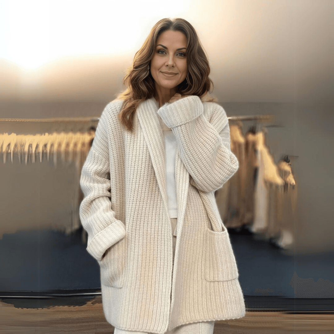 LM | Soft knitted women's coat