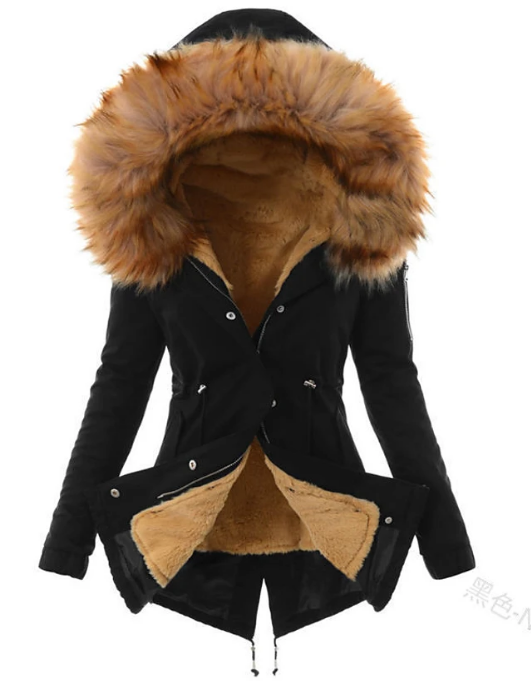 LM | elegant winter coat made of faux fur