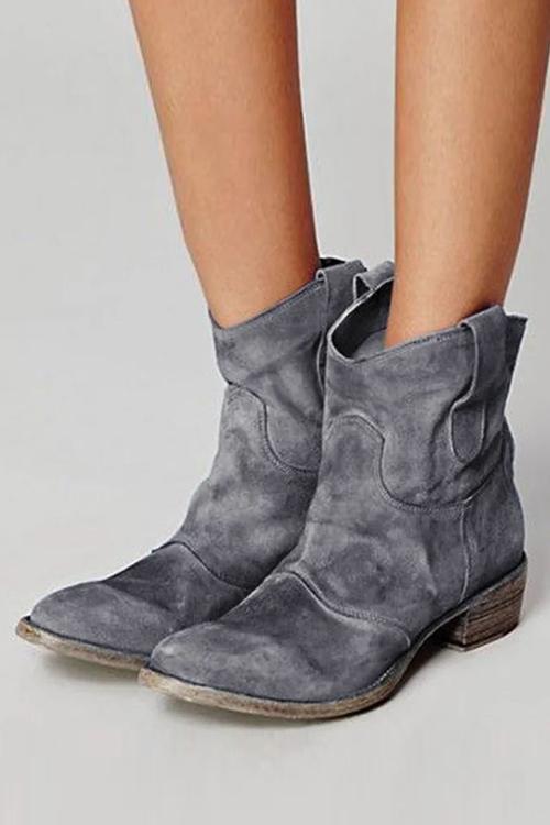 LM | Supported suede ankle boots