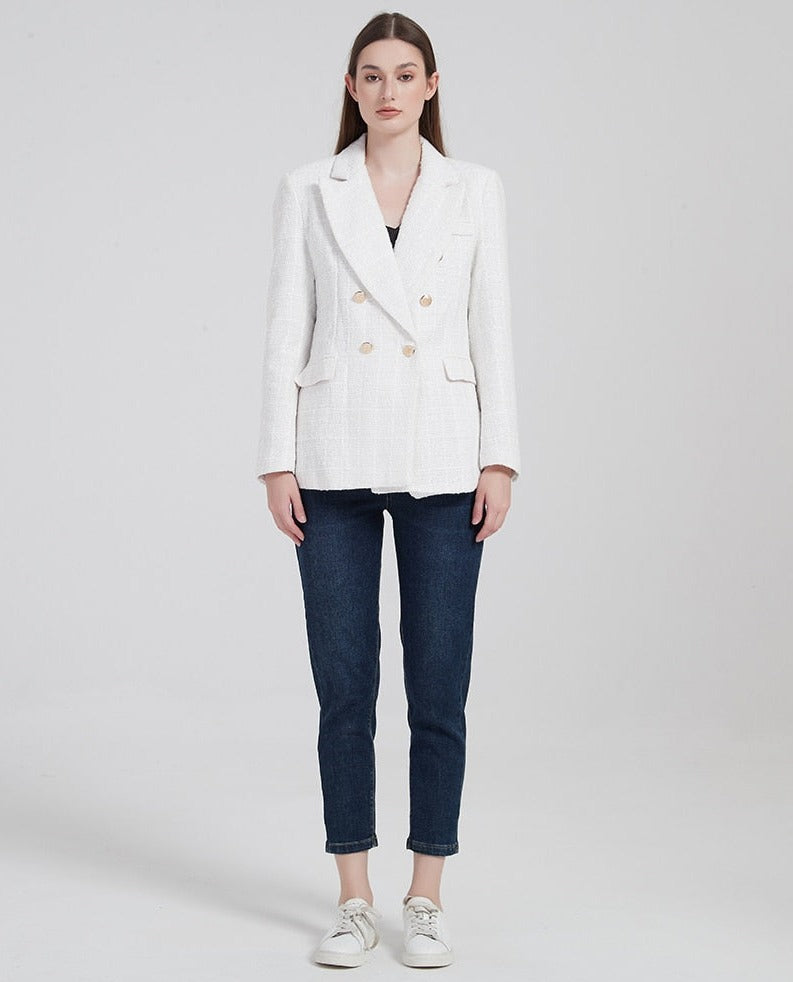 LM | Double-breasted blazer for women
