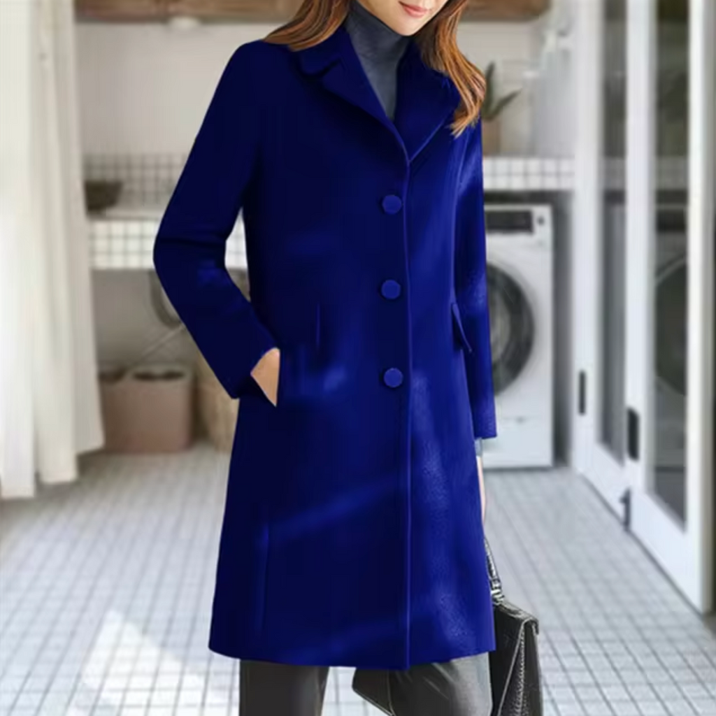 LM | Wool coat with front pocket