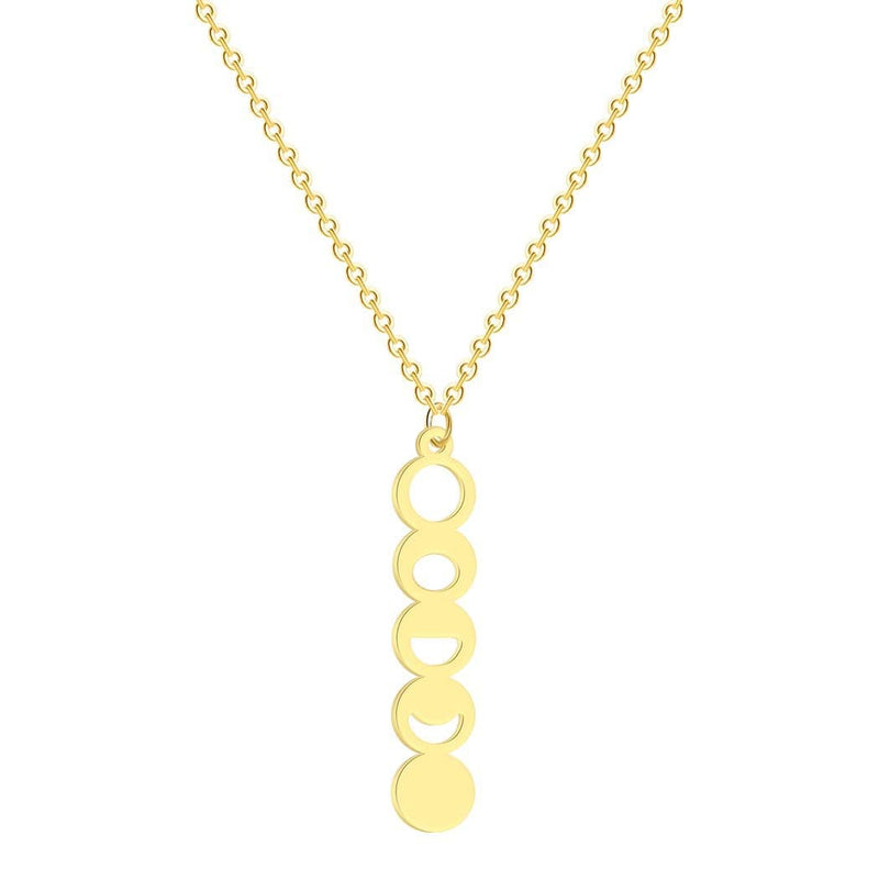 Lunar Transformation Moon Phase Necklace